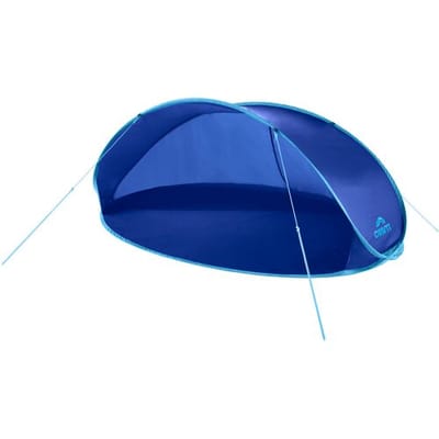 Crivit Pop UP Strandtent - Blauw - 180 x 125 x 83 cm - incl draagtas haringen spanbanden