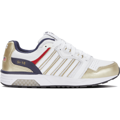 K-SWISS Tennisschoenen Si-18 Rannell Usa Wht/gold/peacot Womens 42