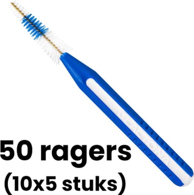 Lactona Easygrip Ragers Conisch-Easygrip B 3-7mm - Donkerblauw - 10 x 5 stuks - Voordeelpakket