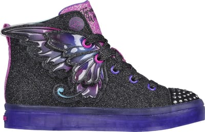 Skechers Twi-Lites 2.0 - Twinkle Wishe Meisjes Sneakers - Zwart/Multicolour
