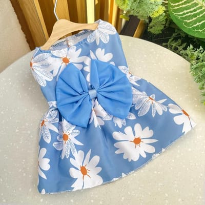 Robe de princesse pour chien, chaton, jupe pour animal de compagnie, printemps-été, jolie robe pour chien, nœud en dentelle, vêtements pour chiots de petite et moyenne taille, caniche, chihuahua XS