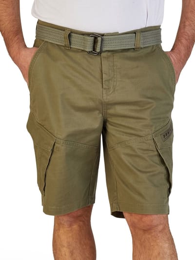 DENIMFY Heren Short DFPhil regular/straight Olijf XXL Volwassenen Cargo shorts / korte broek