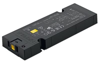 Converter Häfele Loox5 voor het aansluiten van 24V-apparaten op een 12V-voeding.50 W, met schakelfunctie, 12 V
