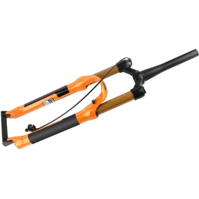Fourche avant de vélo à suspension pneumatique pour VTT 26 pouces, chambre à air unique black