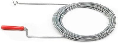 Afvoer Ontstopper - Pijpenreiniger - Verstopping Verhelpen - Flexibele Spiraal - 5 meter - Grijs