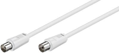 Goobay 27004 coax-kabel 5 meter Wit