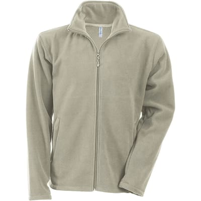 Kariban Microfleece met rits heren K911 - Green Olive - L