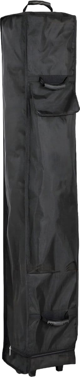 IvoQ Opbergtas Partytent 3x3 m – Opberghoes voor Partytent – Sterke Draagtas met Wieltjes & Handgrepen – Waterafstotend 1680D Oxford Polyester – Zwart