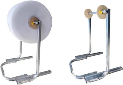 Noppenfolie Dispenser - Rolhouder Verpakking - Goederen Beschermen - Duurzaam Stalen Frame - Tot 150 cm Breed - Zilver