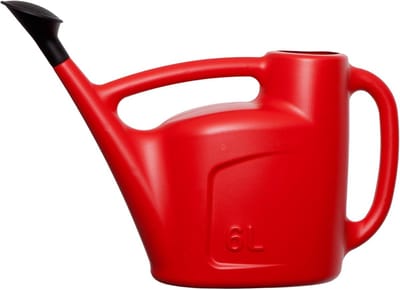 Stevige Gieter 6 Liter Rood - Ideaal voor Binnen en Buiten