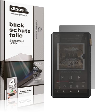 dipos – Matte Privacy Screenprotector geschikt voor Oilsky G88 | Anti-Spy Beschermfolie