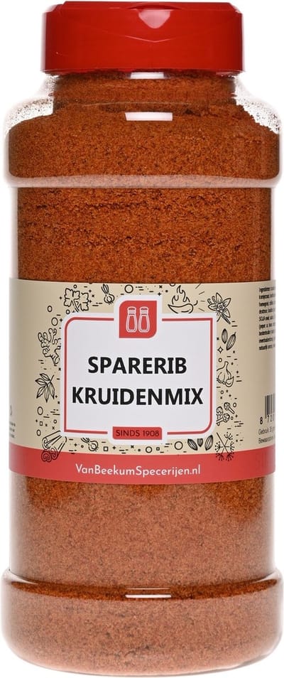 Van Beekum Specerijen - Sparerib Kruidenmix - Strooibus 600 Gram