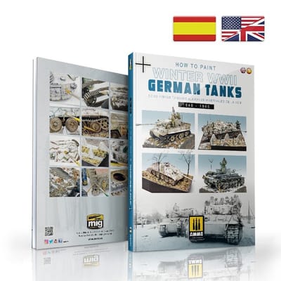 AMMO by Mig Jimenez Boek - MIG 6039 How To Paint Winter WWII German Tanks - English Boek