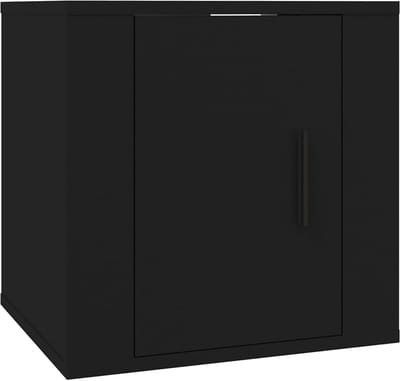 Wandmeubel voor TV Zwart 40x34.5x40cm Kast voor Hifi en Media