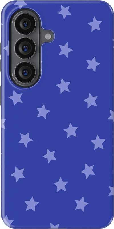 DripCase Hoesje Samsung Galaxy S26 | Sterren Design | Magnetisch Opladen | 2-in-1 Ontwerp | Stars Backcover Blue Moon