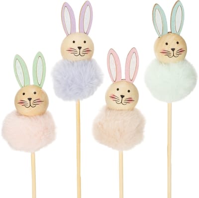 Pluche paashaasjes voor vrolijke paasvieringen, kamerdecoratie, 34 cm,