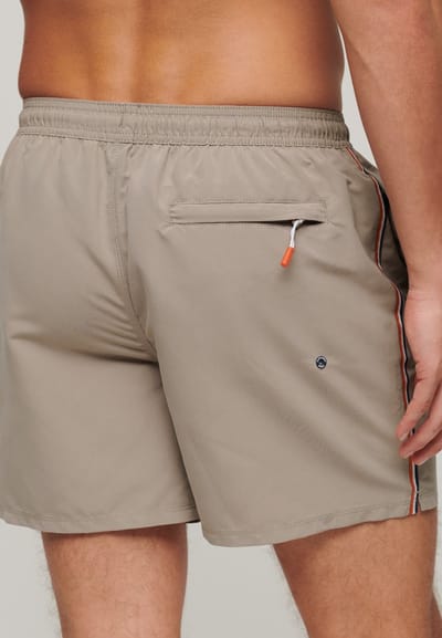 Superdry - Sportswear zwemshort met borduursel - 38 cm - Heren - Zwembroeken