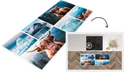 Keukenloper - Loper keuken - Schotse hooglander - Berg - Meer - 120x50 cm - Keukenloper vinyl