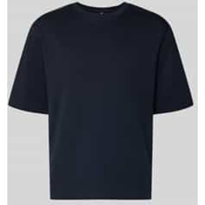 T-shirt met logoprint en ronde hals