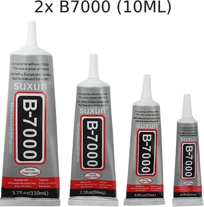 B7000 Lijm 10 ML – Voordeelverpakking (2 x 10 ml) – Voor smartphones, tablets, sieraden en meer