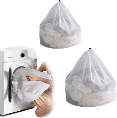 JHUBERS- Waszak Grote Capaciteit - Waszakken 30 cm x 40 cm / 60 cm x 80 cm - Opvouwbare Wasmand - Vuile Was Verzamelen - Reisaccessoire - Organiseren