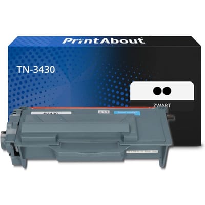 PrintAbout huismerk Toner TN-3430 Zwart Multipack Geschikt voor Brother