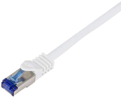 Logilink Lan-Kabel Patchcord Cat6A S Ftp Ultraflex 0 5M Wit Ethernet Netwerk