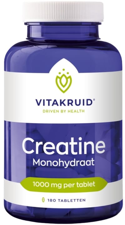 Vitakruid Creatine monohydraat 1000mg 180 Tabletten