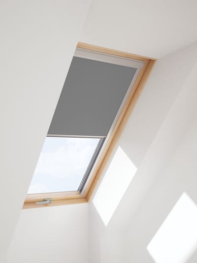 Contrio verduisterende rolgordijn voor Velux ® dakraam - GGL - CK02  (55x78) Grijs
