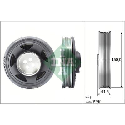 Schaeffler Ina Riemschijf, krukas INA 544 0129 10