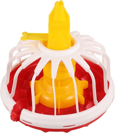 Automatische Voerautomaat - Kippen Feeder - Pluimvee Voeren - Hangend Ontwerp - 37 x 34 x 34 cm - Multicolor