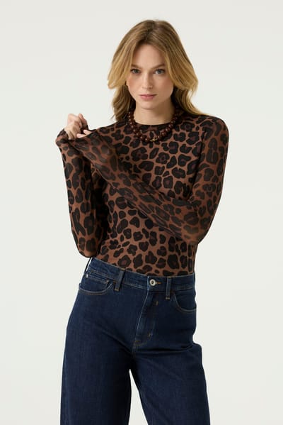 Dames-T-shirt met lange mouwen Garcia U260011