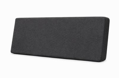 Palletkussen Rugkussen 120x40 cm Grafiet Linnenlook - Paletkussen voor Palletbank - Afneembare Hoes