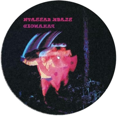 Platen Slipmat - Draaitafel Mat - DJ Mixen Krassen - Antislip Vilt Materiaal - 30cm Diameter - Zwart