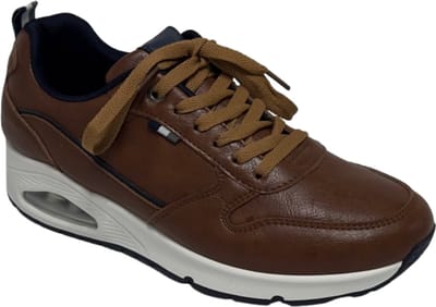 Elong500® - Heren Schoenen - Heren Sneakers - Lichtgewicht Heren Sneakers - Camel - Maat 40