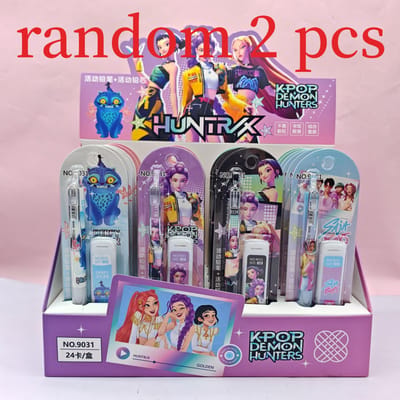 Perfect 2/6 stuks kinder kleurboek  Demon Hunter  - Kpop thematisch veilig schilderij graffiti boek kantoorbenodigdheden black