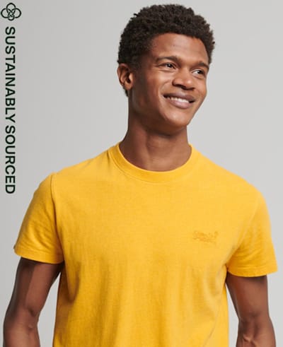 Superdry Heren tshirt Geborduurd Vintage Logo T-shirt van biologisch katoen