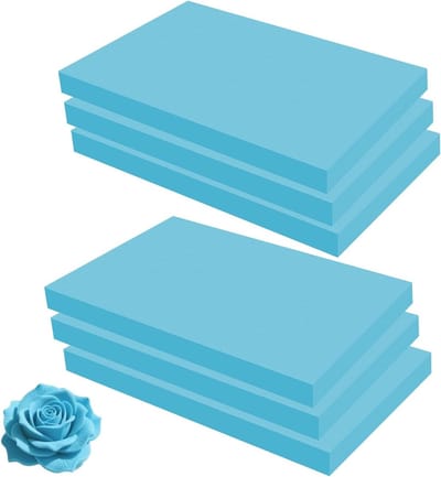 Set van 6 Hard Foam Craft Sheets voor DIY Projecten, Styrofoam Platen voor Landschapsmodellering en Creatieve Knutselwerkzaamheden
