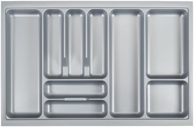Orga-Box I Bestekbak zilvergrijs 800 mm voor Tandembox u. ModernBox