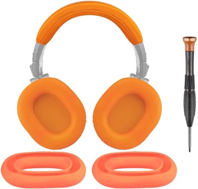 Dailygoods - SOULWIT Oorkussens Earpads + Hoofdband Hoes Headband, Vervangingsset voor ATH M50, M50X, M50XWH, M50XBT, M50XBT2, M50S/LE Hoofdtelefoon, Vervangende Hoofdbandkussen en Cushions Reparatieonderdeel