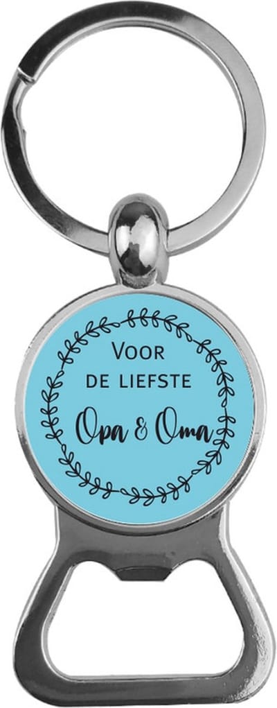 Bieropener Glas -  Voor De Liefste Opa & Oma