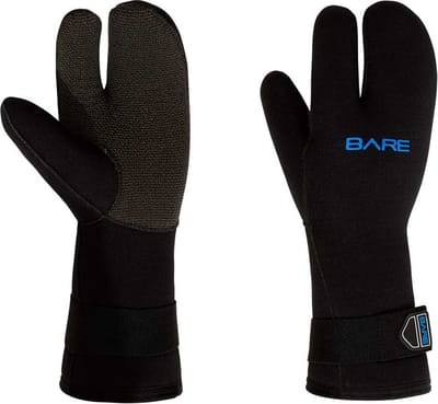 Bare 7mm Three Finger Handschoen