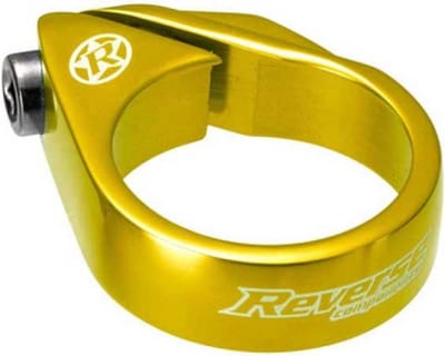 Zadelklem - Zadelpenklem - Fiets Zadel - Aluminium Lichtgewicht - 34.9mm - Goud