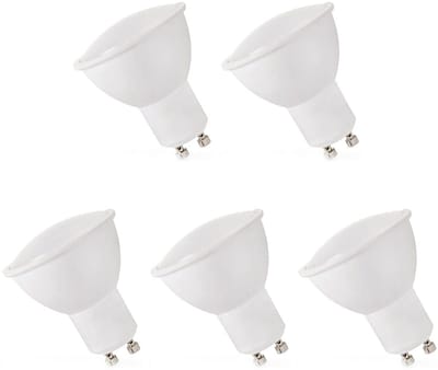 Spectrum LED Lamp GU10 1.5W - 230V - 130 Lumen - 6000K Koud wit - Helder daglicht - Energiezuinig - 5 stuks