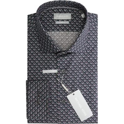 Slim fit shirt met print Michael Kors Diamond