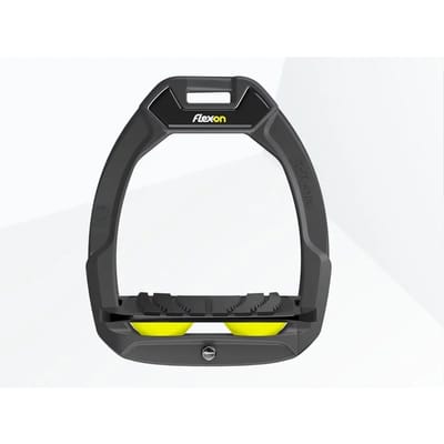 Veiligheidsstijgbeugels Rijgerichting Grip Antraciet/Zwart/Geel Flex-On Safe-On