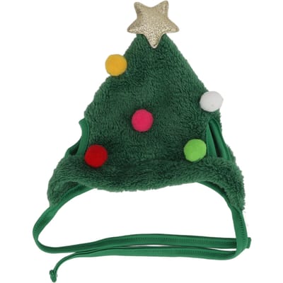 Kerst Huisdier Hoed Kleurrijke Kerst Accessoires Huisdier Verstelbare Hoofddeksel Leuke Hond Kat HoofddekselKlein Small groen