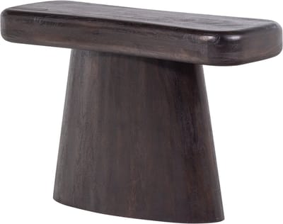 WOOOD Amco Sidetable - Mango Hout - Zwart - 76x120x40