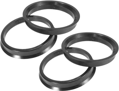 Dailygoods- Naafringen Set van 4 - Centrische Naafringen - Kunststof - 57,1 mm tot 65,1 mm - Nauwkeurige Pasvorm - Eliminatie van Trillingen - Spigotringen