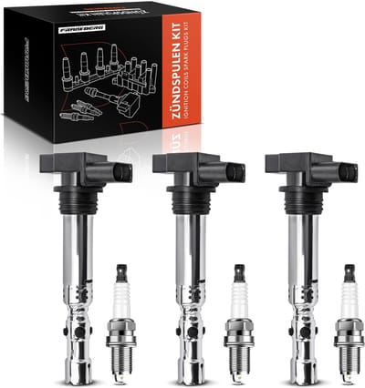 Frankberg 3x Ontstekingsspoel+3x Bougie voor VW